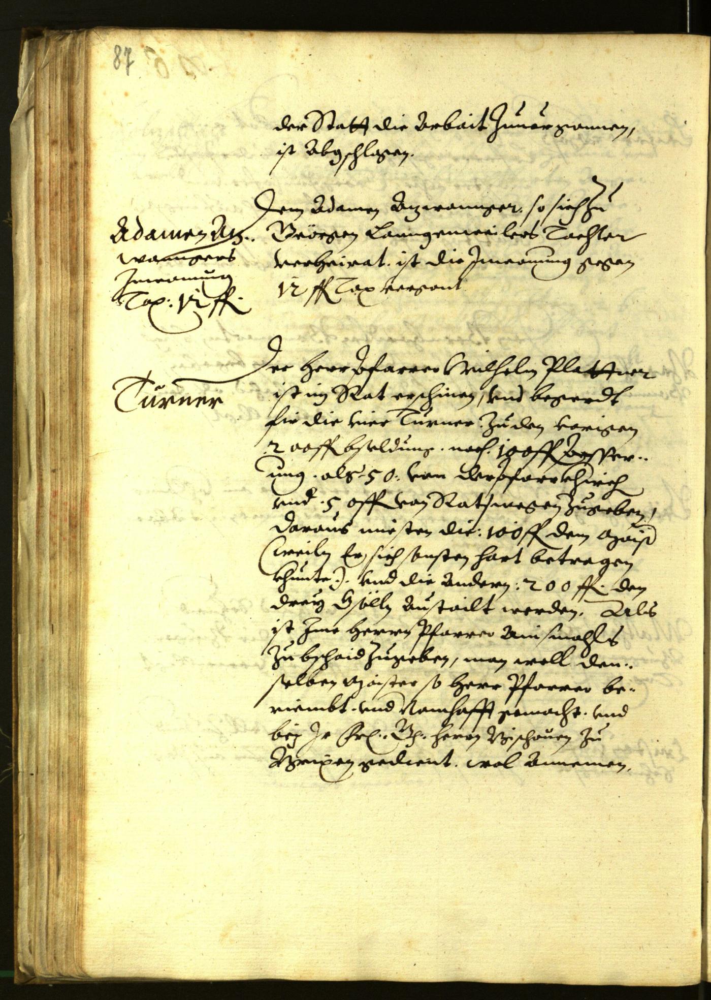 Civic Archives of Bozen-Bolzano - BOhisto Minutes of the council 1612 