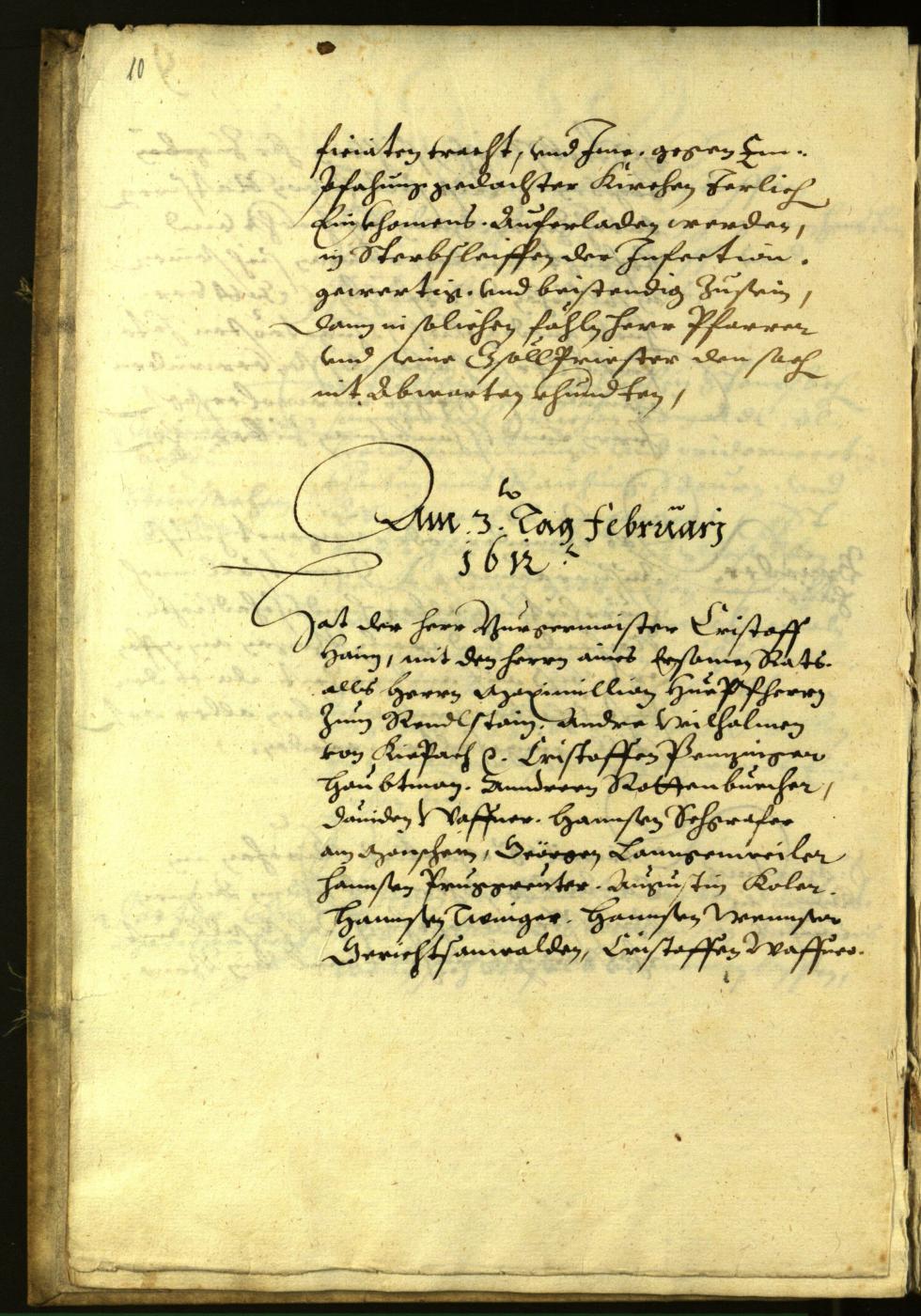 Archivio Storico della Città di Bolzano - BOhisto protocollo consiliare 1612 