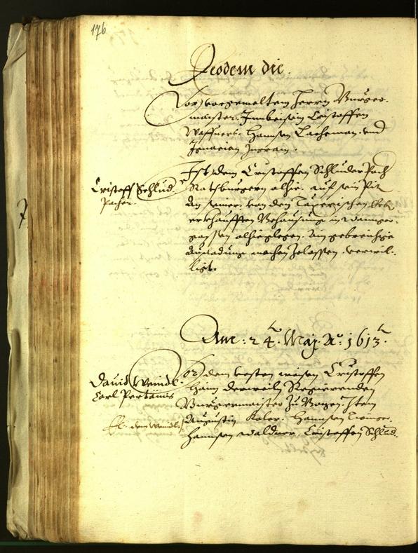 Civic Archives of Bozen-Bolzano - BOhisto Minutes of the council 1613 