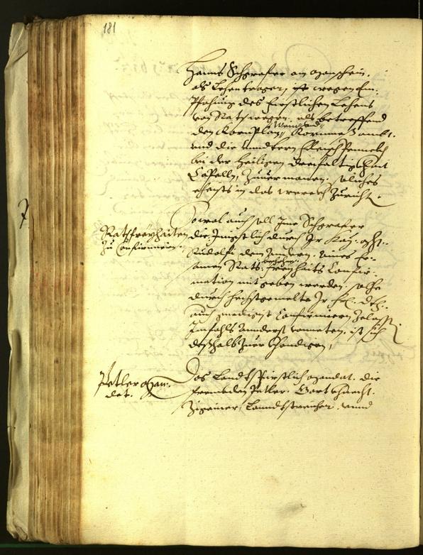 Civic Archives of Bozen-Bolzano - BOhisto Minutes of the council 1613 