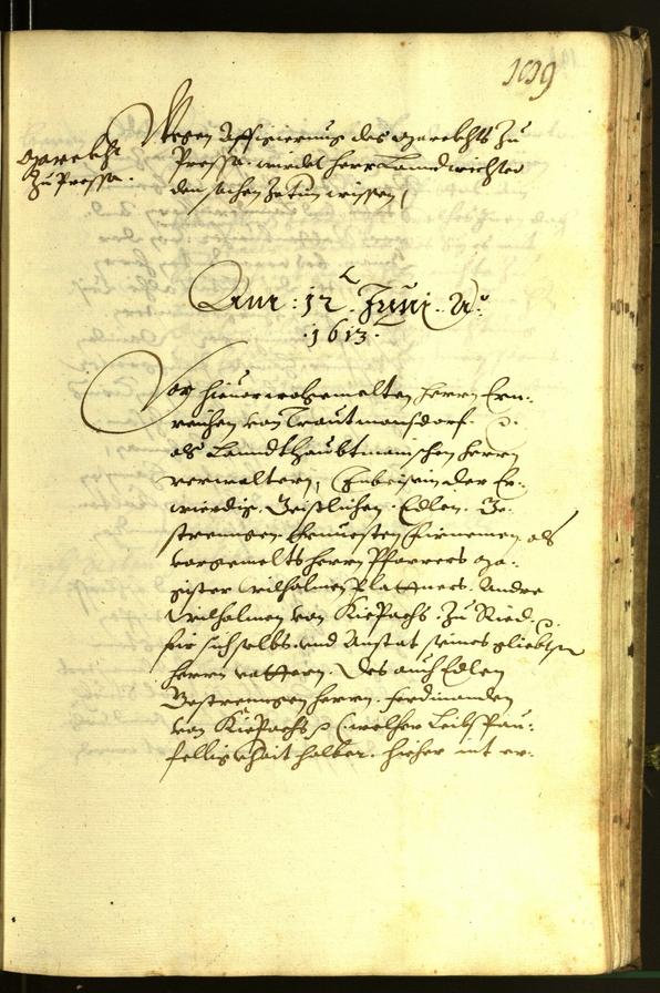 Civic Archives of Bozen-Bolzano - BOhisto Minutes of the council 1613 