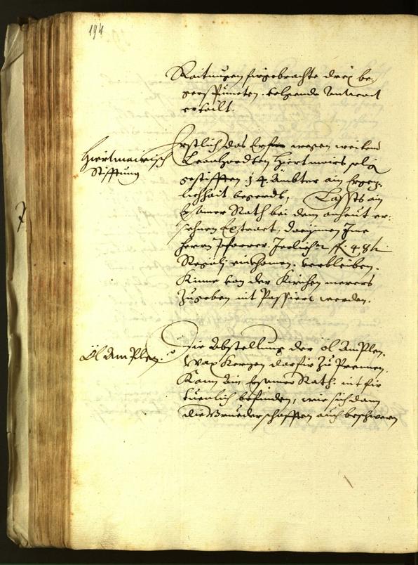 Archivio Storico della Città di Bolzano - BOhisto protocollo consiliare 1613 