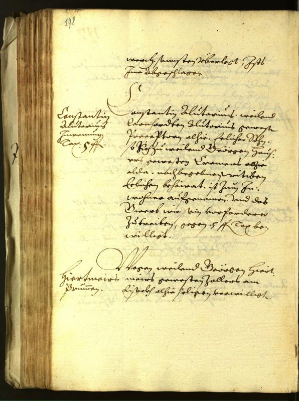 Stadtarchiv Bozen - BOhisto Ratsprotokoll 1613 