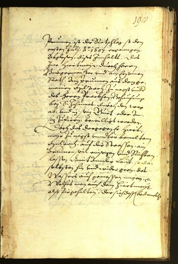 Stadtarchiv Bozen - BOhisto Ratsprotokoll 1613 