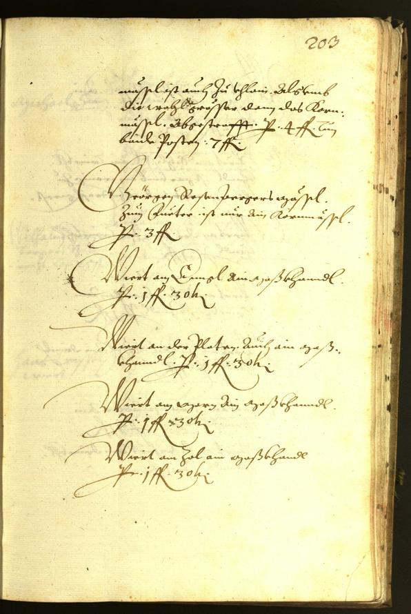 Stadtarchiv Bozen - BOhisto Ratsprotokoll 1613 