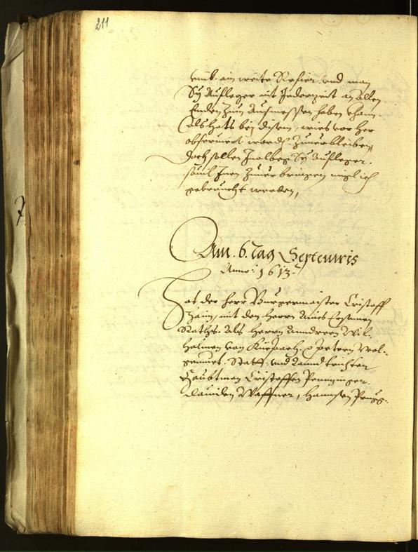 Civic Archives of Bozen-Bolzano - BOhisto Minutes of the council 1613 