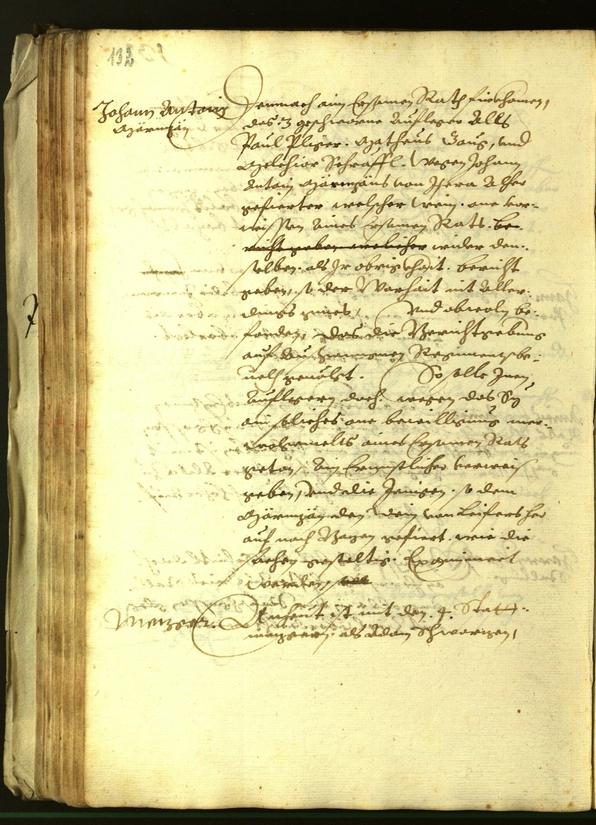 Stadtarchiv Bozen - BOhisto Ratsprotokoll 1613 