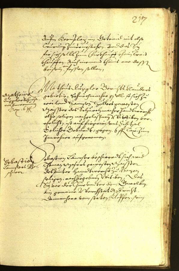 Stadtarchiv Bozen - BOhisto Ratsprotokoll 1613 