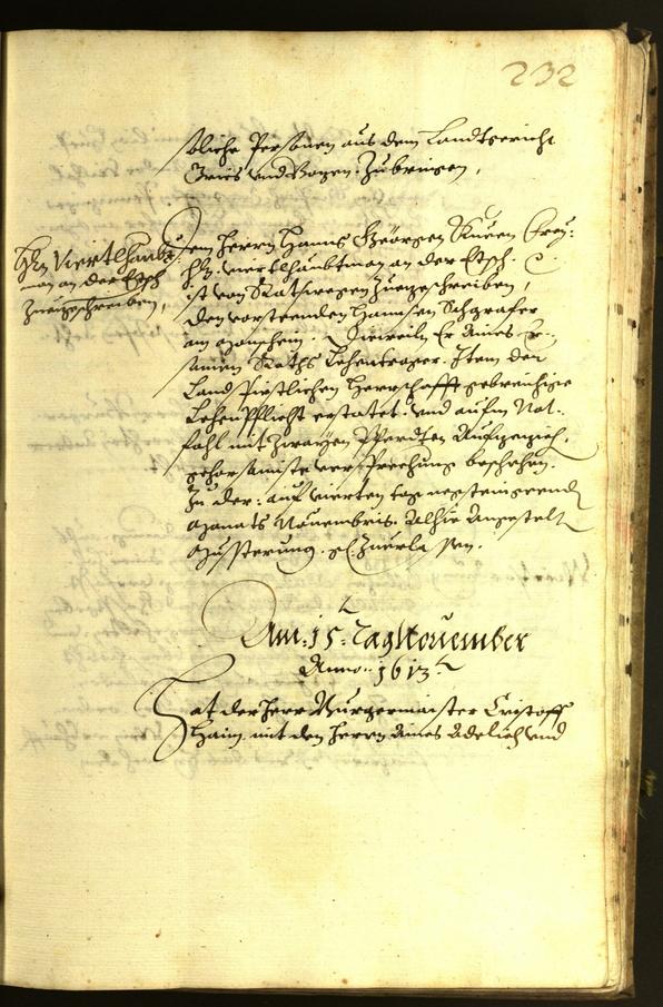 Stadtarchiv Bozen - BOhisto Ratsprotokoll 1613 