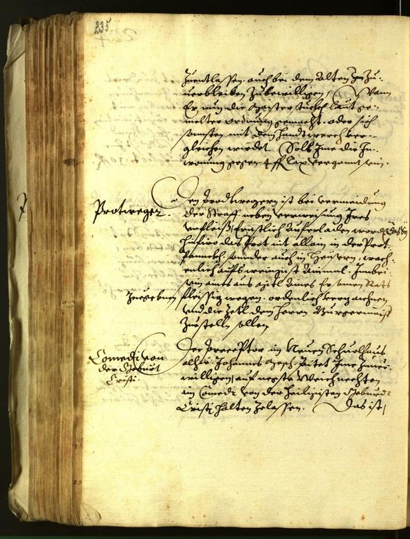 Stadtarchiv Bozen - BOhisto Ratsprotokoll 1613 