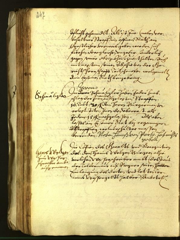 Stadtarchiv Bozen - BOhisto Ratsprotokoll 1613 