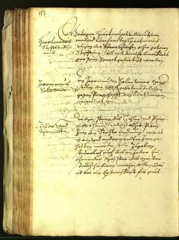 Stadtarchiv Bozen - BOhisto Ratsprotokoll 1613 