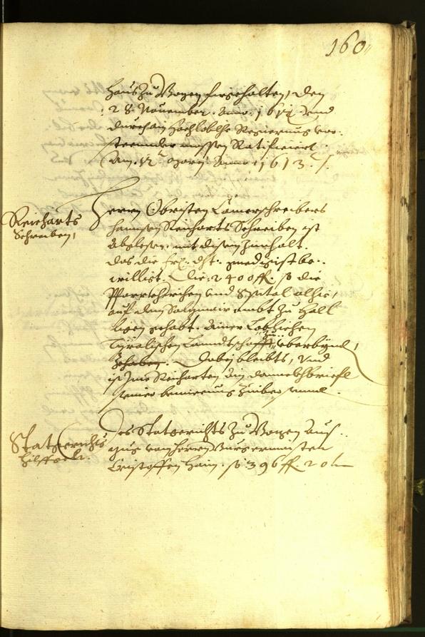 Stadtarchiv Bozen - BOhisto Ratsprotokoll 1613 