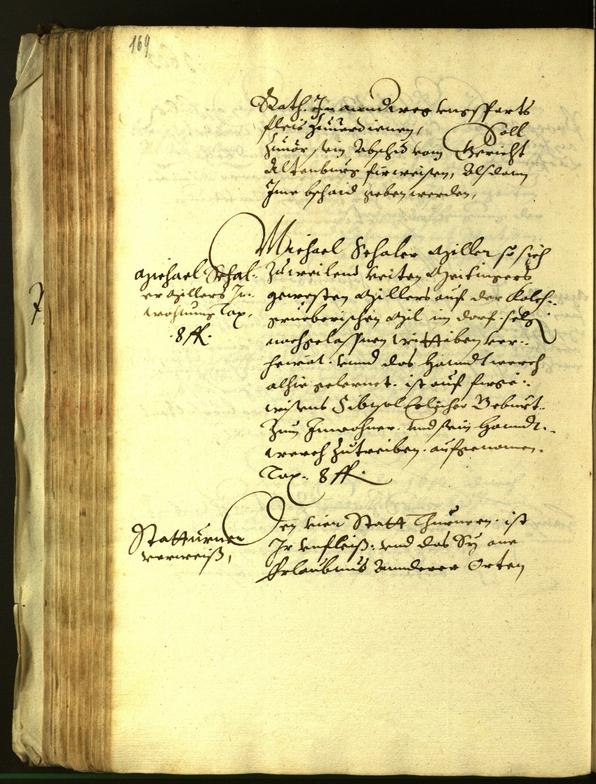 Stadtarchiv Bozen - BOhisto Ratsprotokoll 1613 