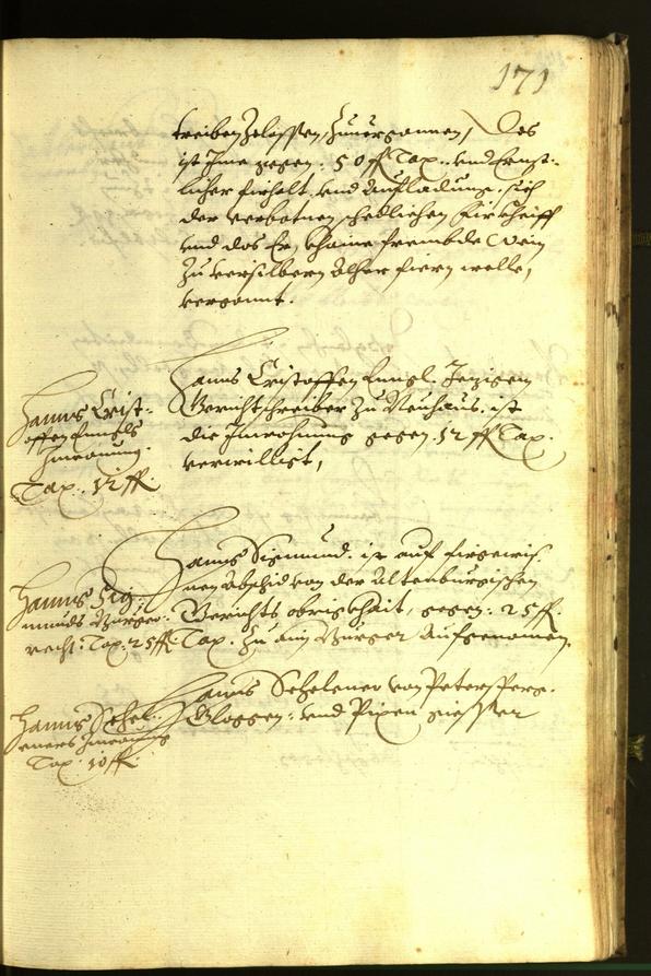 Stadtarchiv Bozen - BOhisto Ratsprotokoll 1613 