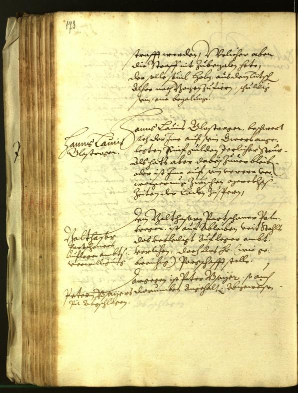 Stadtarchiv Bozen - BOhisto Ratsprotokoll 1613 