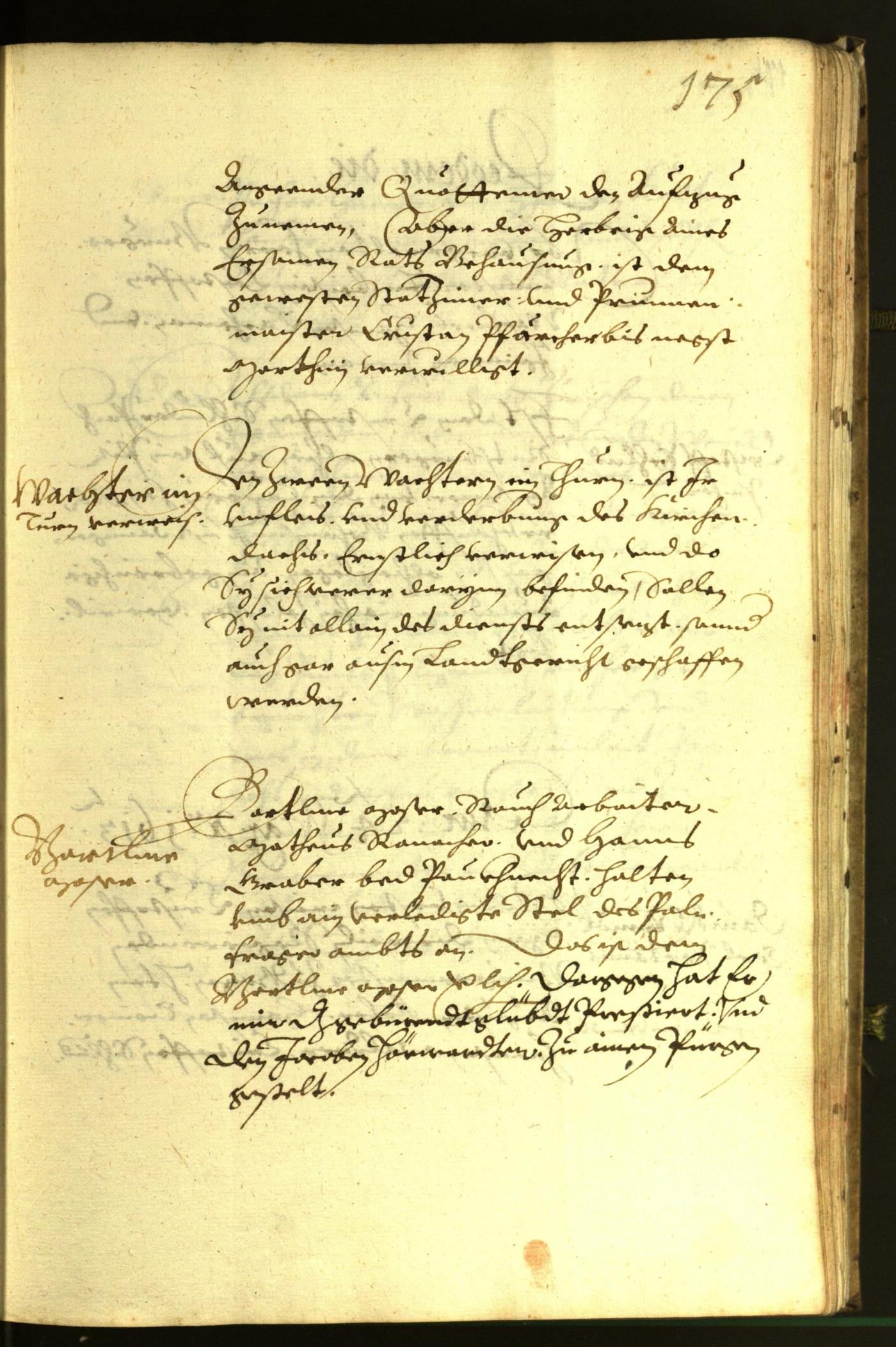 Stadtarchiv Bozen - BOhisto Ratsprotokoll 1613 