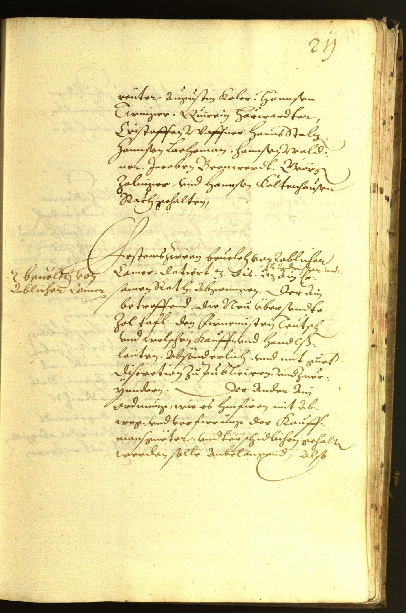 Civic Archives of Bozen-Bolzano - BOhisto Minutes of the council 1613 