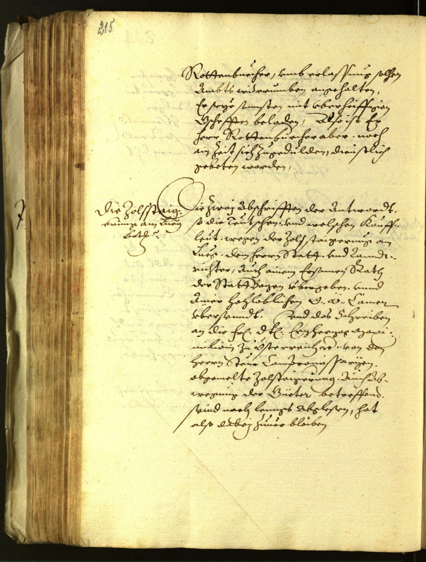 Stadtarchiv Bozen - BOhisto Ratsprotokoll 1613 