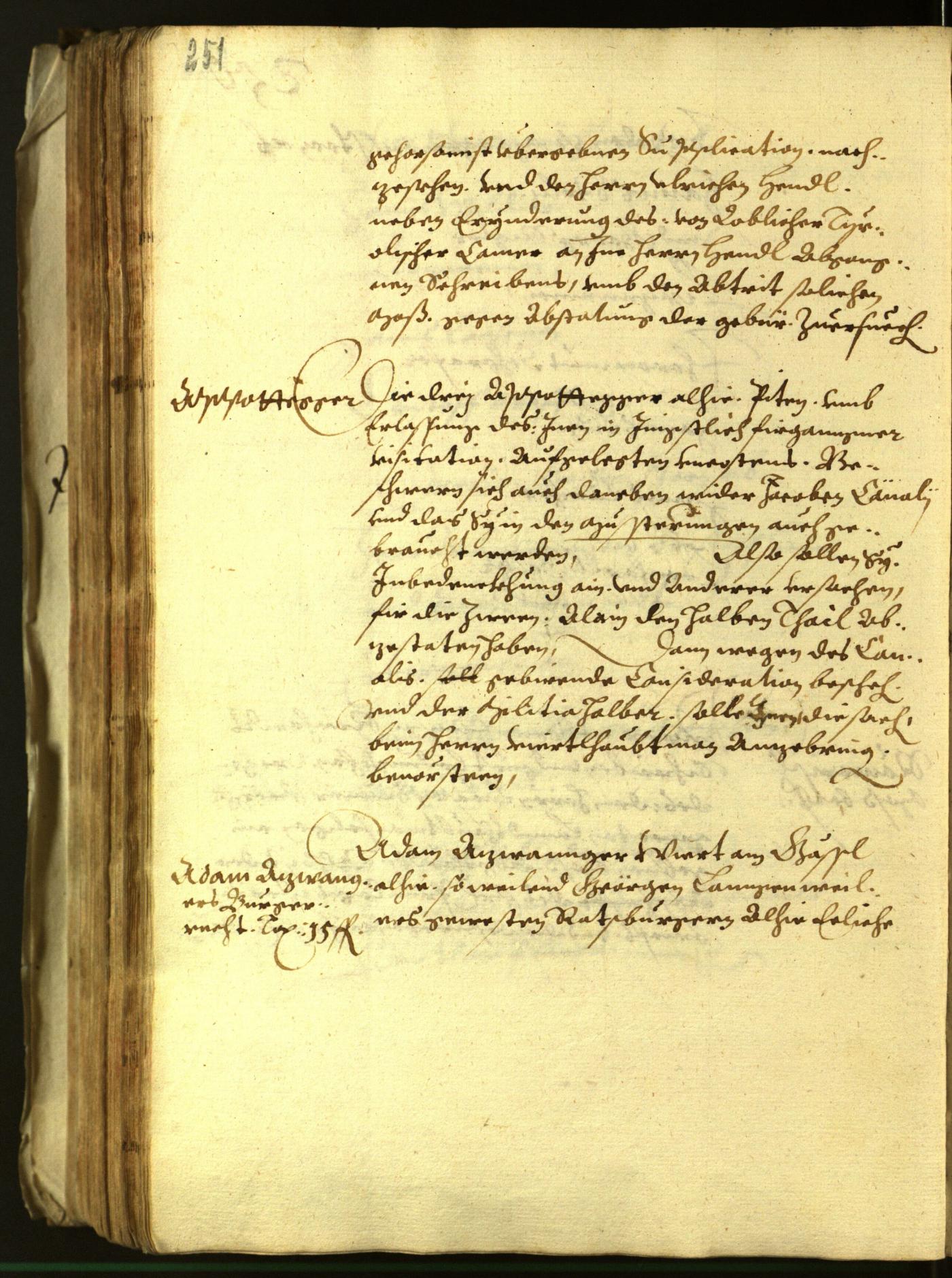 Stadtarchiv Bozen - BOhisto Ratsprotokoll 1613 