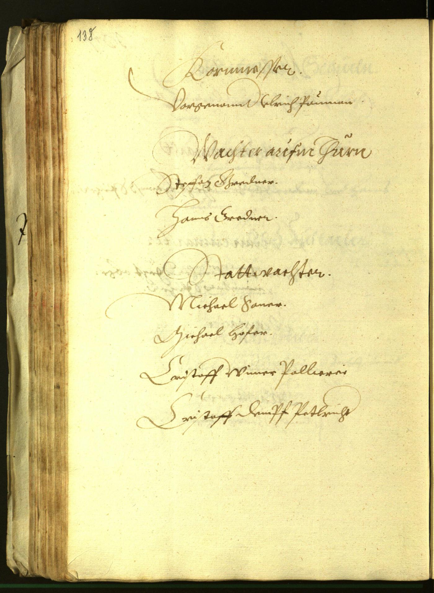 Stadtarchiv Bozen - BOhisto Ratsprotokoll 1613 