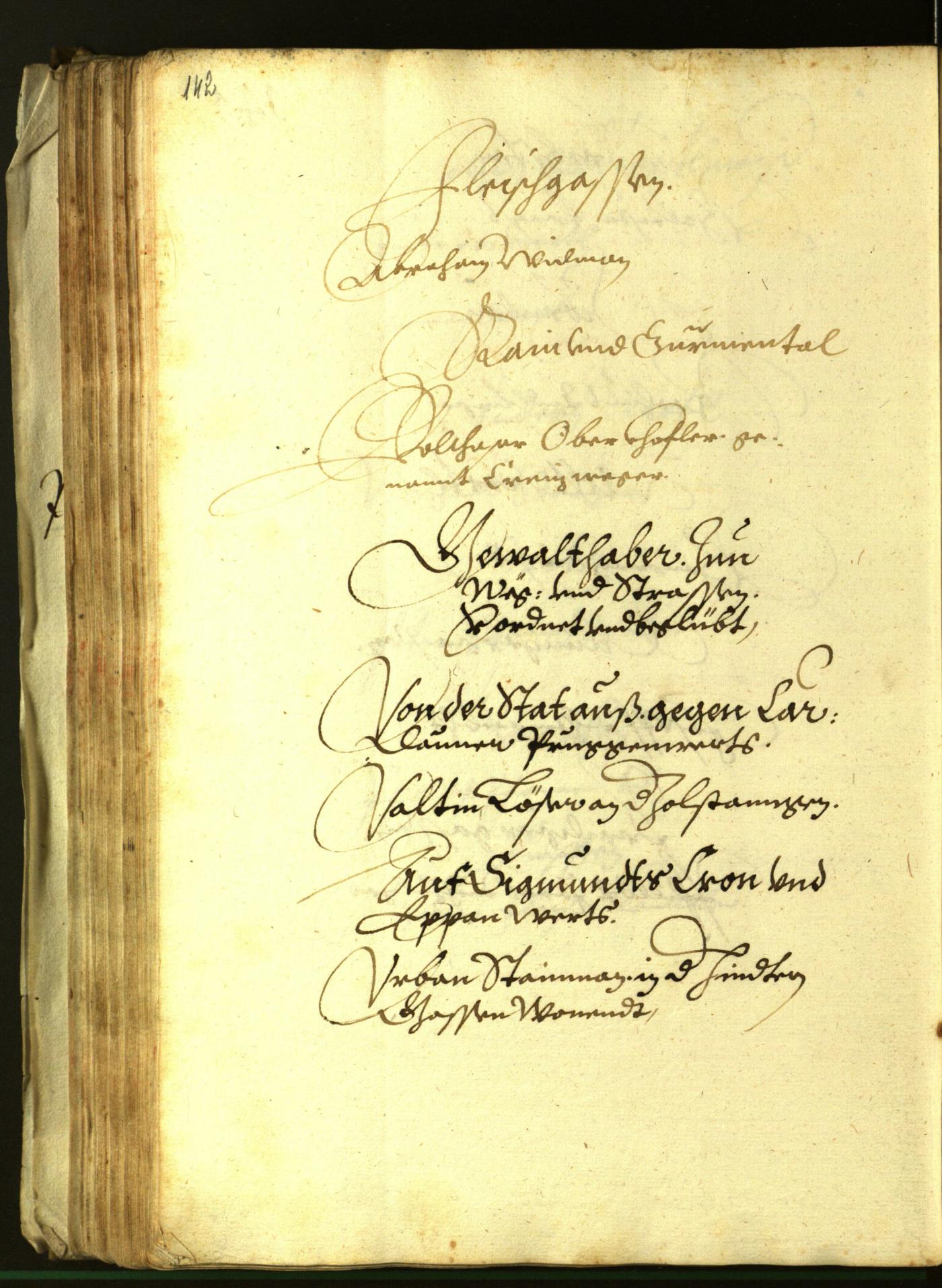 Stadtarchiv Bozen - BOhisto Ratsprotokoll 1613 