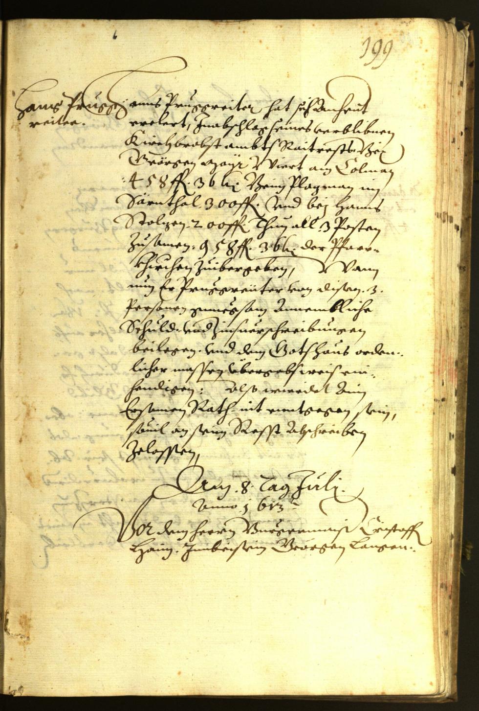 Civic Archives of Bozen-Bolzano - BOhisto Minutes of the council 1613 