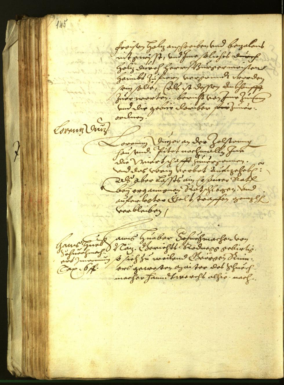 Stadtarchiv Bozen - BOhisto Ratsprotokoll 1613 