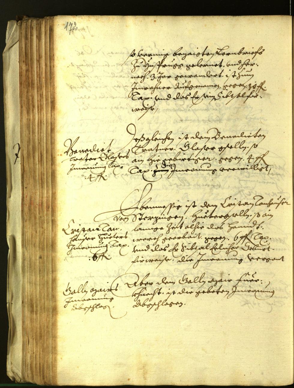 Stadtarchiv Bozen - BOhisto Ratsprotokoll 1613 