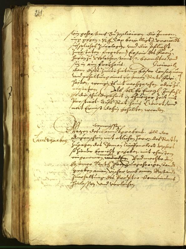 Stadtarchiv Bozen - BOhisto Ratsprotokoll 1614 