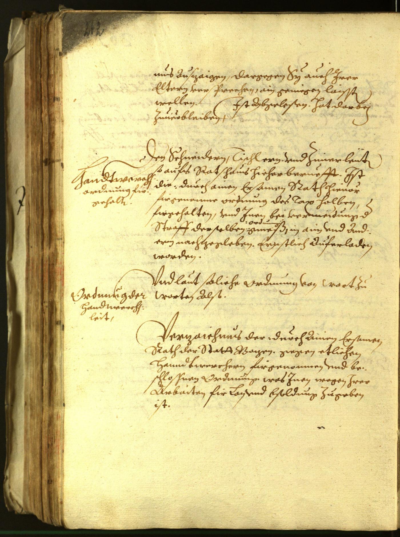 Stadtarchiv Bozen - BOhisto Ratsprotokoll 1614 