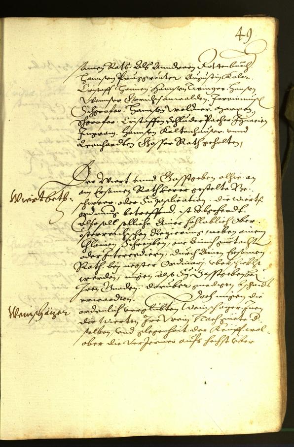 Stadtarchiv Bozen - BOhisto Ratsprotokoll 1614 