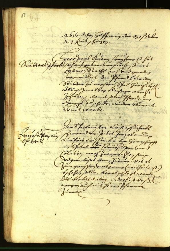 Stadtarchiv Bozen - BOhisto Ratsprotokoll 1614 