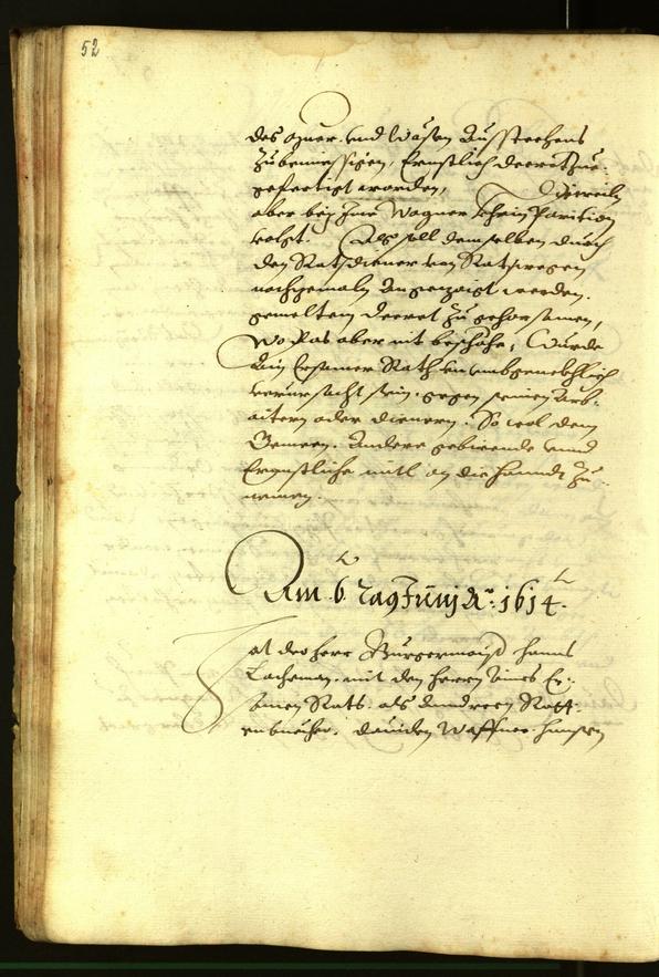 Stadtarchiv Bozen - BOhisto Ratsprotokoll 1614 