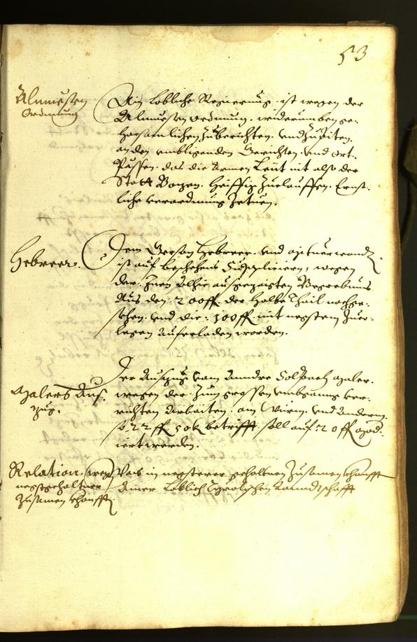 Stadtarchiv Bozen - BOhisto Ratsprotokoll 1614 