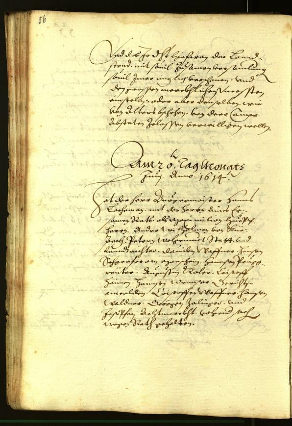 Civic Archives of Bozen-Bolzano - BOhisto Minutes of the council 1614 