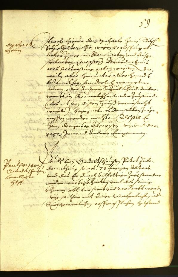 Stadtarchiv Bozen - BOhisto Ratsprotokoll 1614 