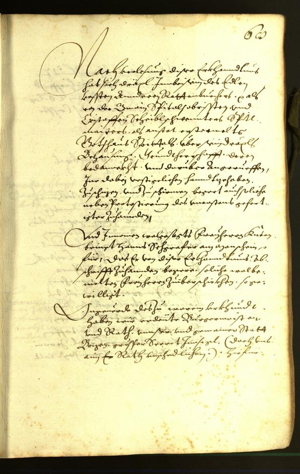 Stadtarchiv Bozen - BOhisto Ratsprotokoll 1614 