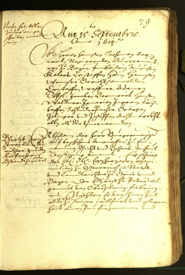 Civic Archives of Bozen-Bolzano - BOhisto Minutes of the council 1614 