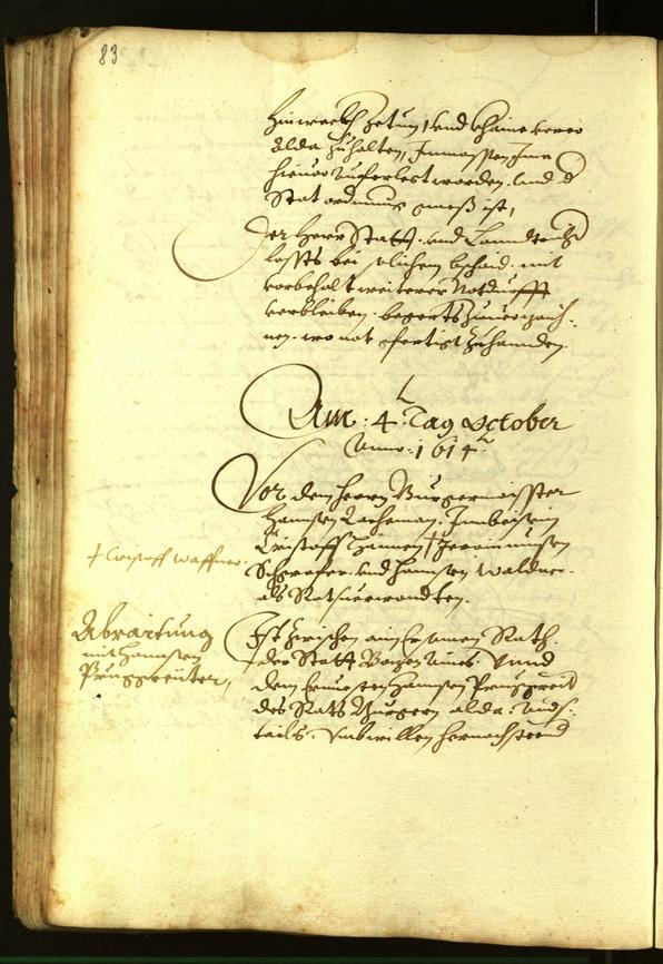 Civic Archives of Bozen-Bolzano - BOhisto Minutes of the council 1614 