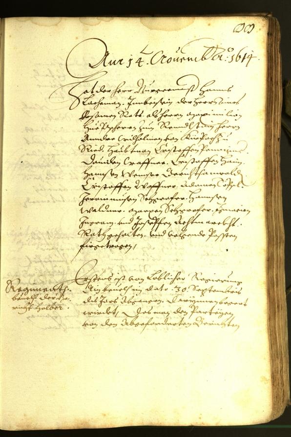 Civic Archives of Bozen-Bolzano - BOhisto Minutes of the council 1614 