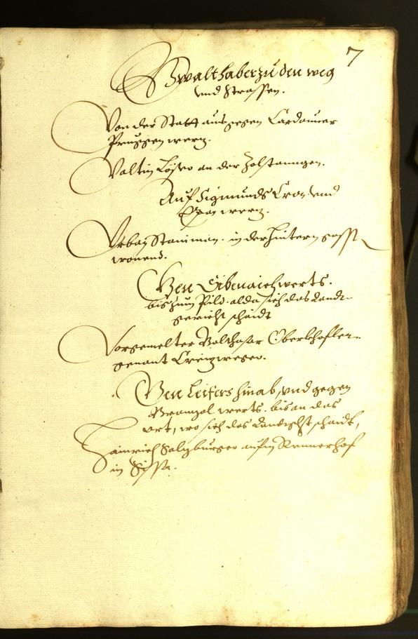 Stadtarchiv Bozen - BOhisto Ratsprotokoll 1614 