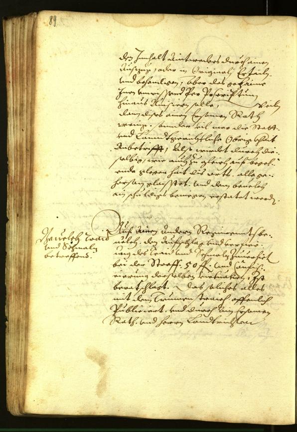 Stadtarchiv Bozen - BOhisto Ratsprotokoll 1614 