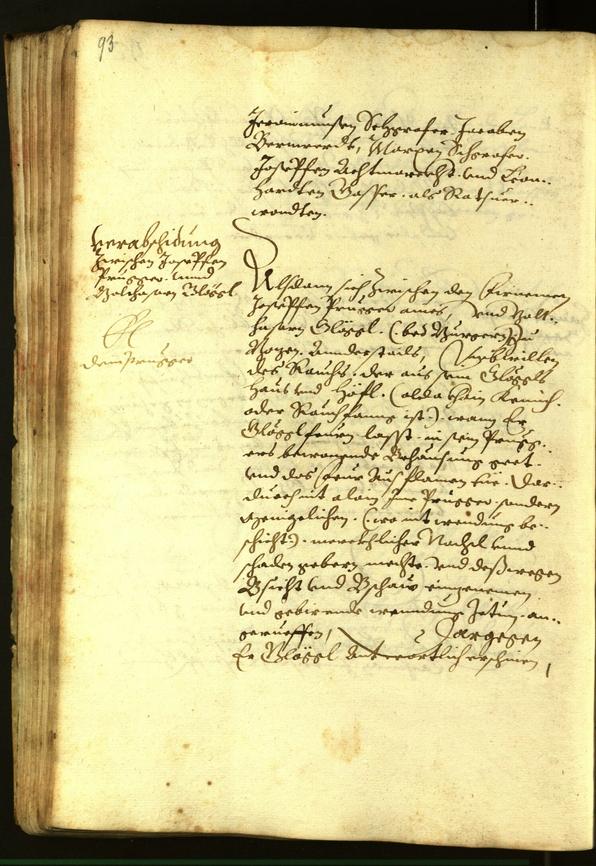 Civic Archives of Bozen-Bolzano - BOhisto Minutes of the council 1614 