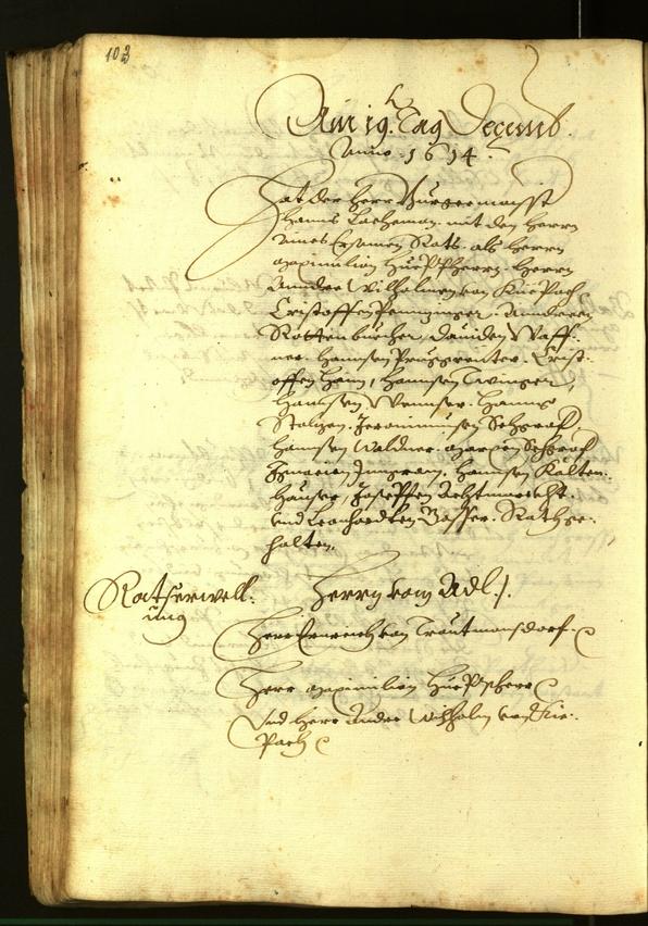 Civic Archives of Bozen-Bolzano - BOhisto Minutes of the council 1614 