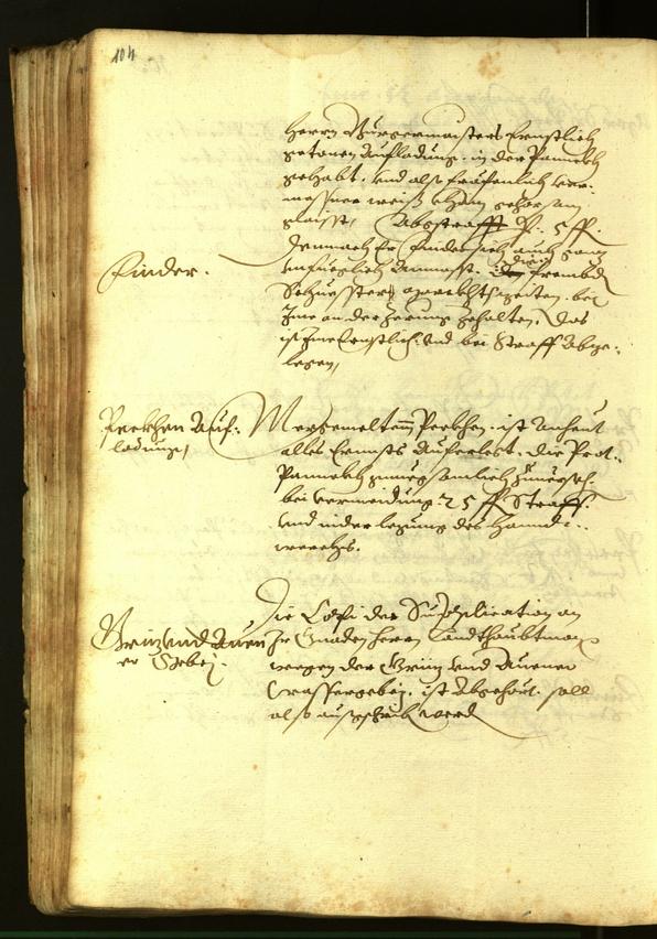 Civic Archives of Bozen-Bolzano - BOhisto Minutes of the council 1614 