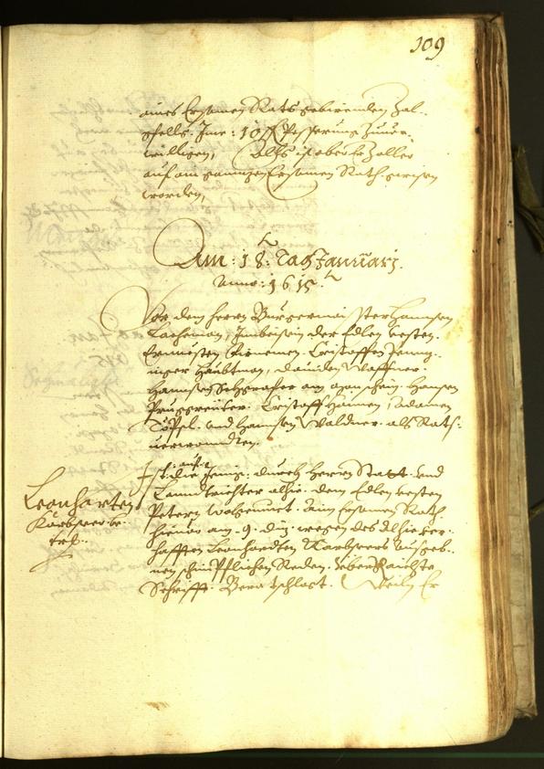 Stadtarchiv Bozen - BOhisto Ratsprotokoll 1614 