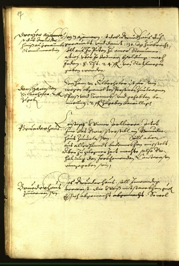 Stadtarchiv Bozen - BOhisto Ratsprotokoll 1614 