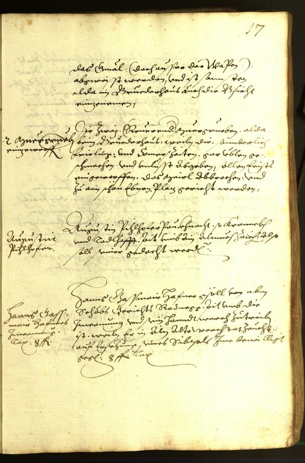 Stadtarchiv Bozen - BOhisto Ratsprotokoll 1614 