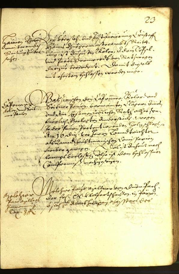 Stadtarchiv Bozen - BOhisto Ratsprotokoll 1614 